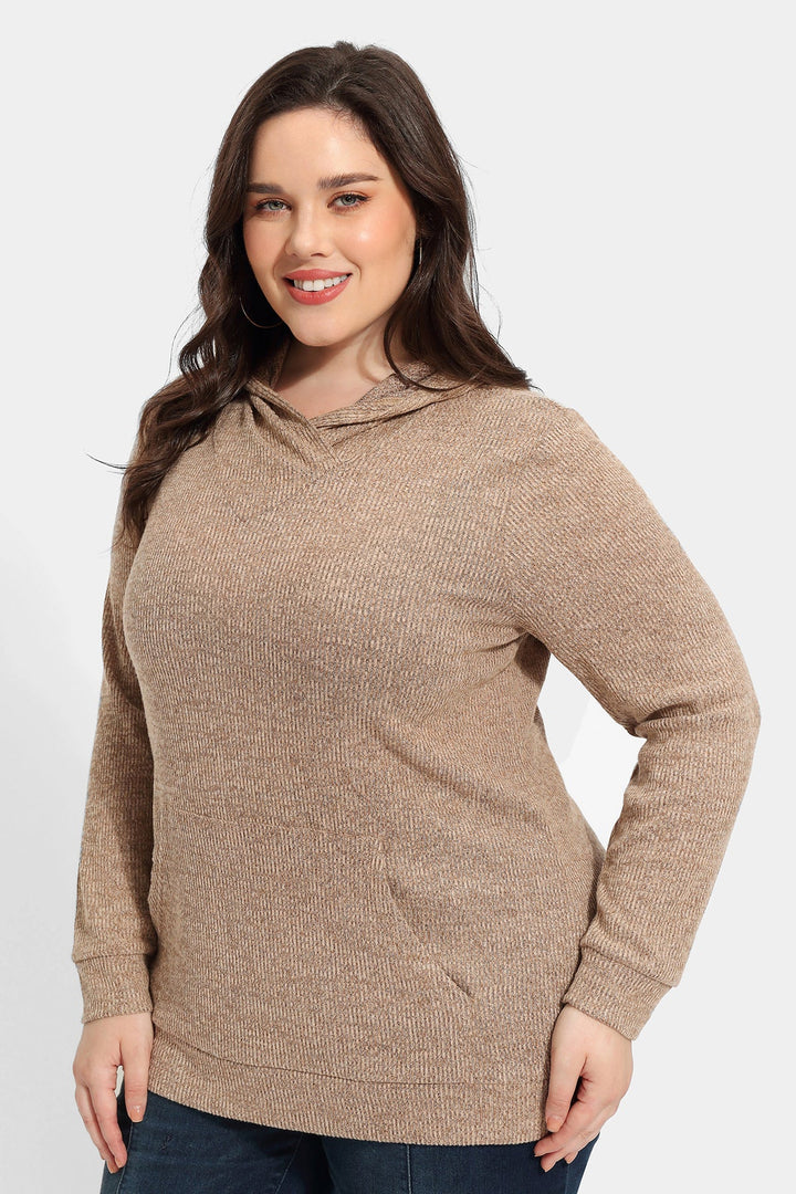 Solid Pockets Supersoft Sweatshirt Hoodie