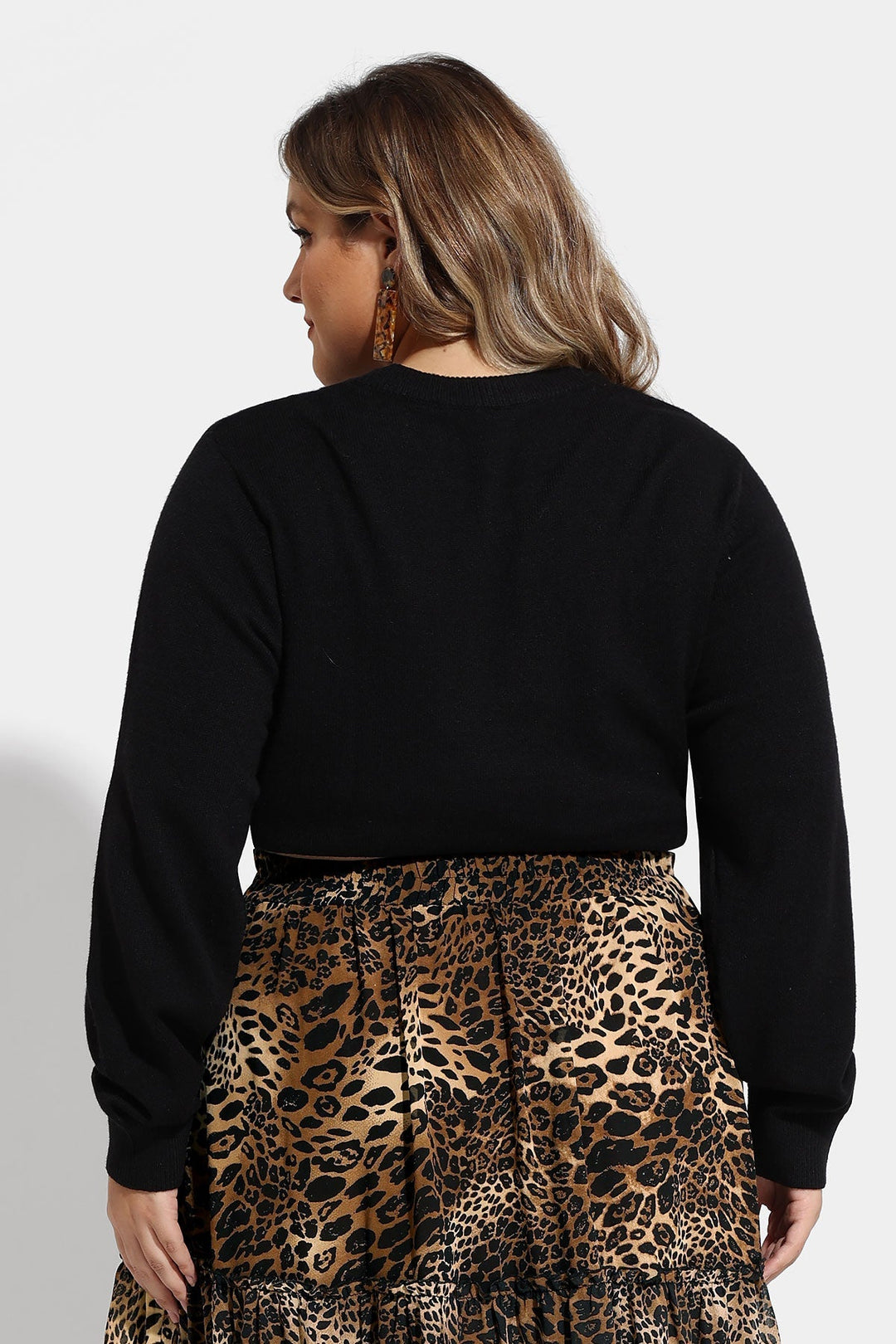 Essential Split Hem Skinny Long Sleeve Sweater