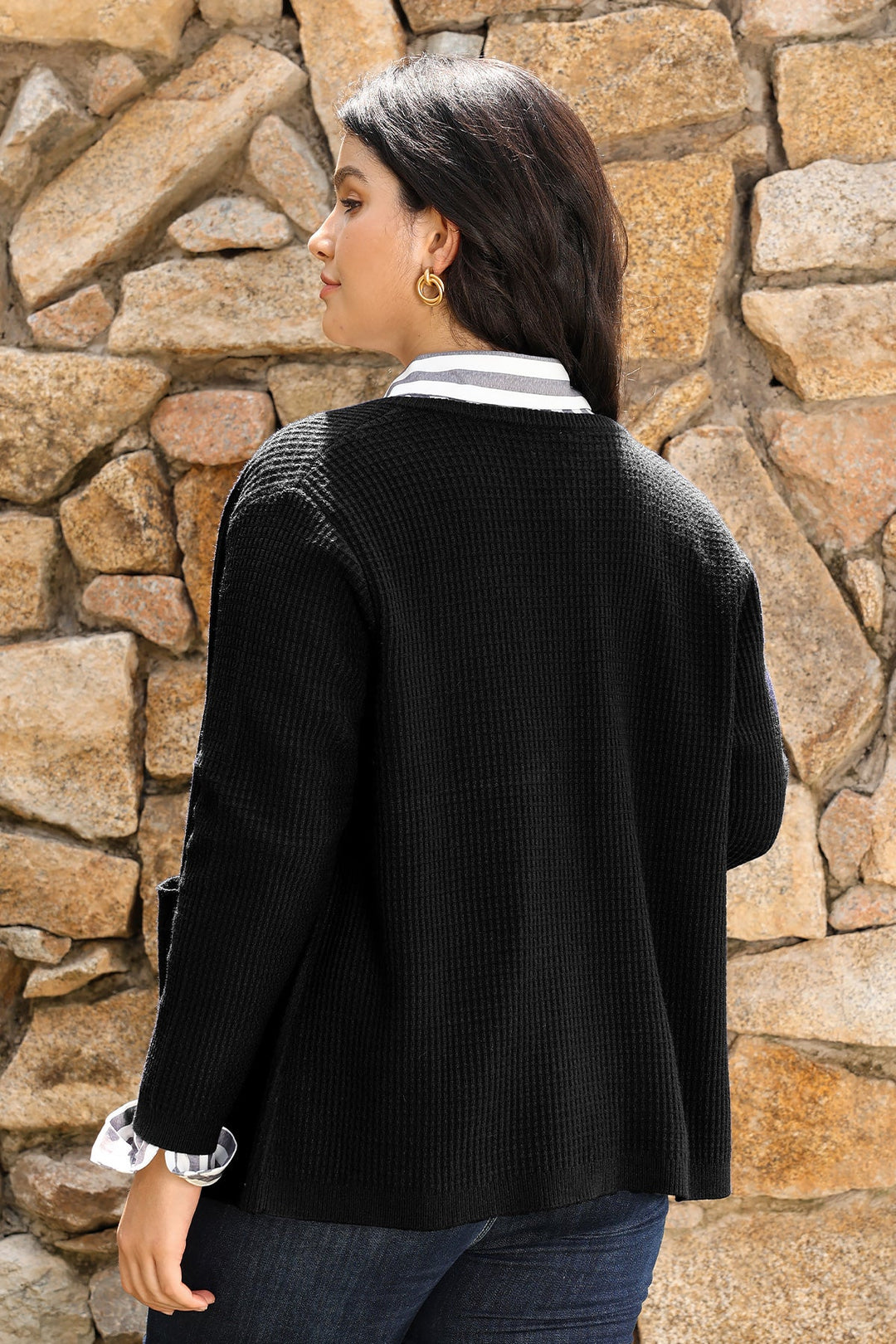 Cozy Chunky Knit Button up Cardigan Sweater with Pockets