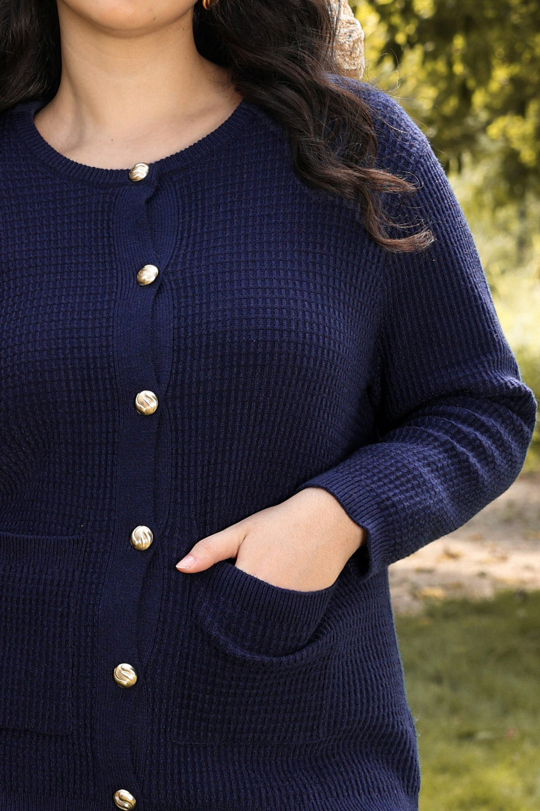 Cozy Chunky Knit Button up Cardigan Sweater with Pockets