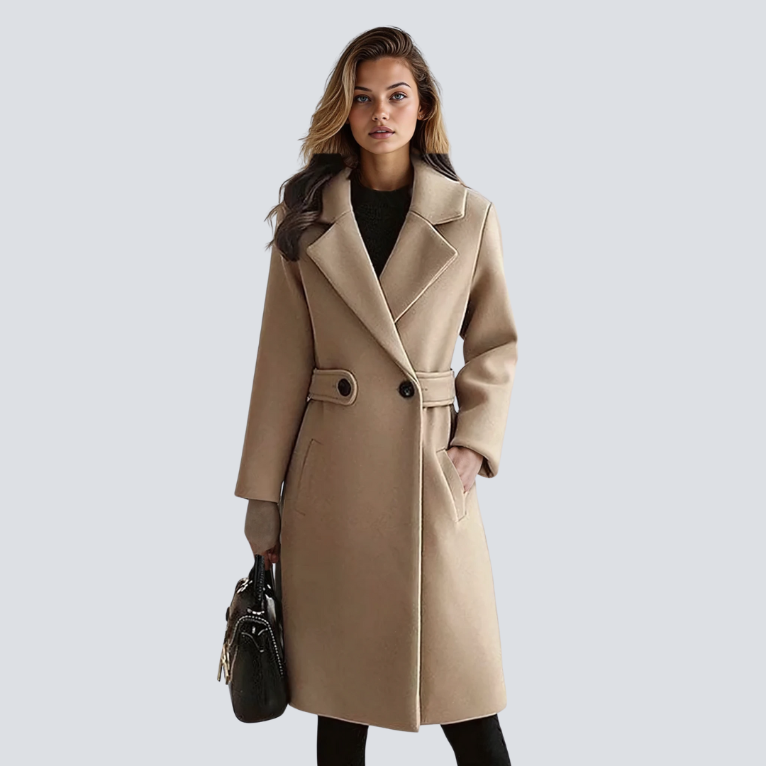 Belted Wool Winter Coat